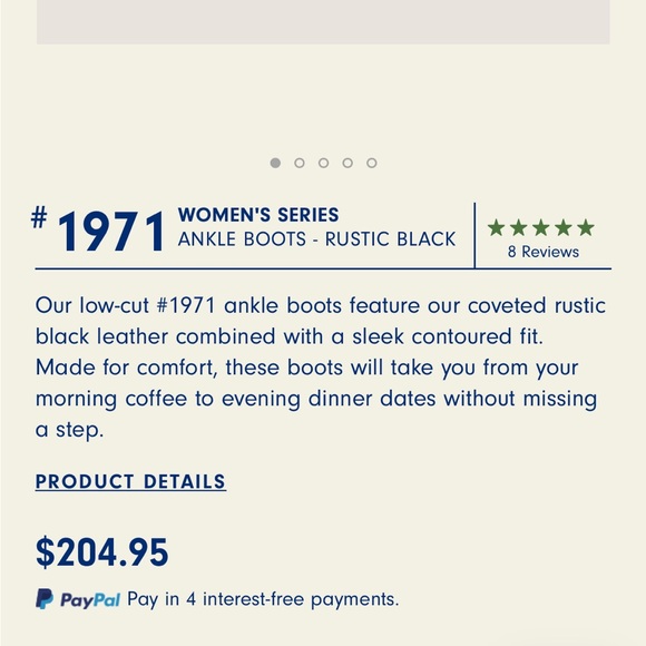 Low-cut #1971 ankle boots - Picture 3 of 7